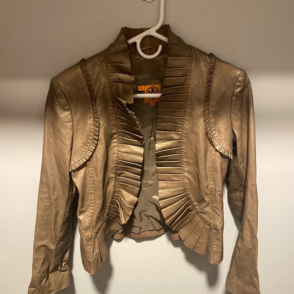 💞Tory Burch Leather Jacket 💞